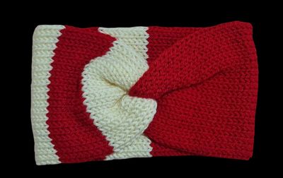 Twisted Earwarmer - Santa Stripe